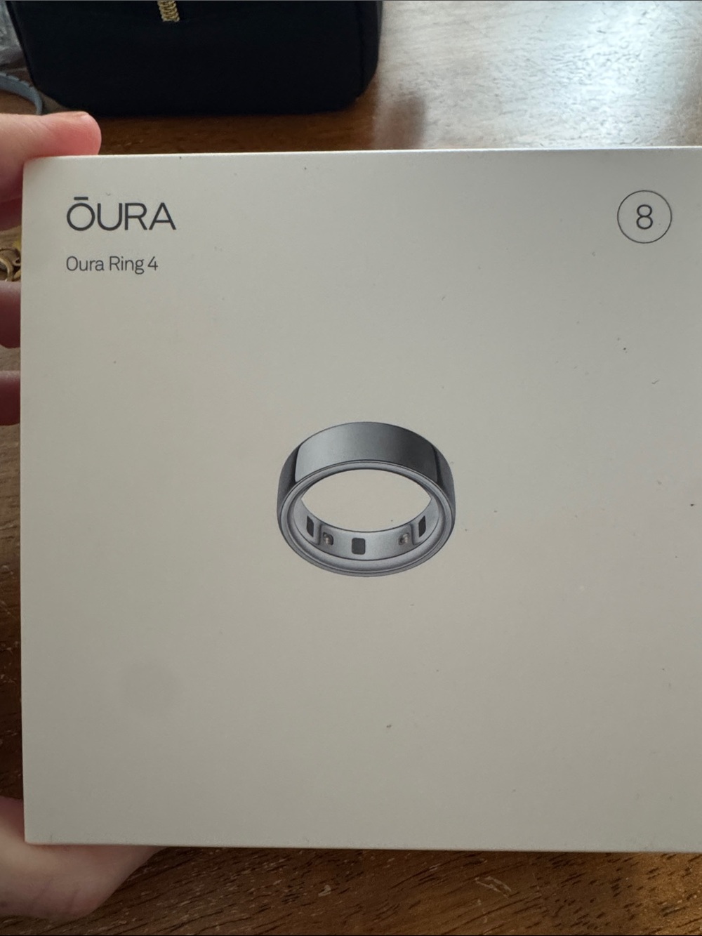Oura Ring 4 Smart Ring - Silver (Size 8) - Picture 1 of 1